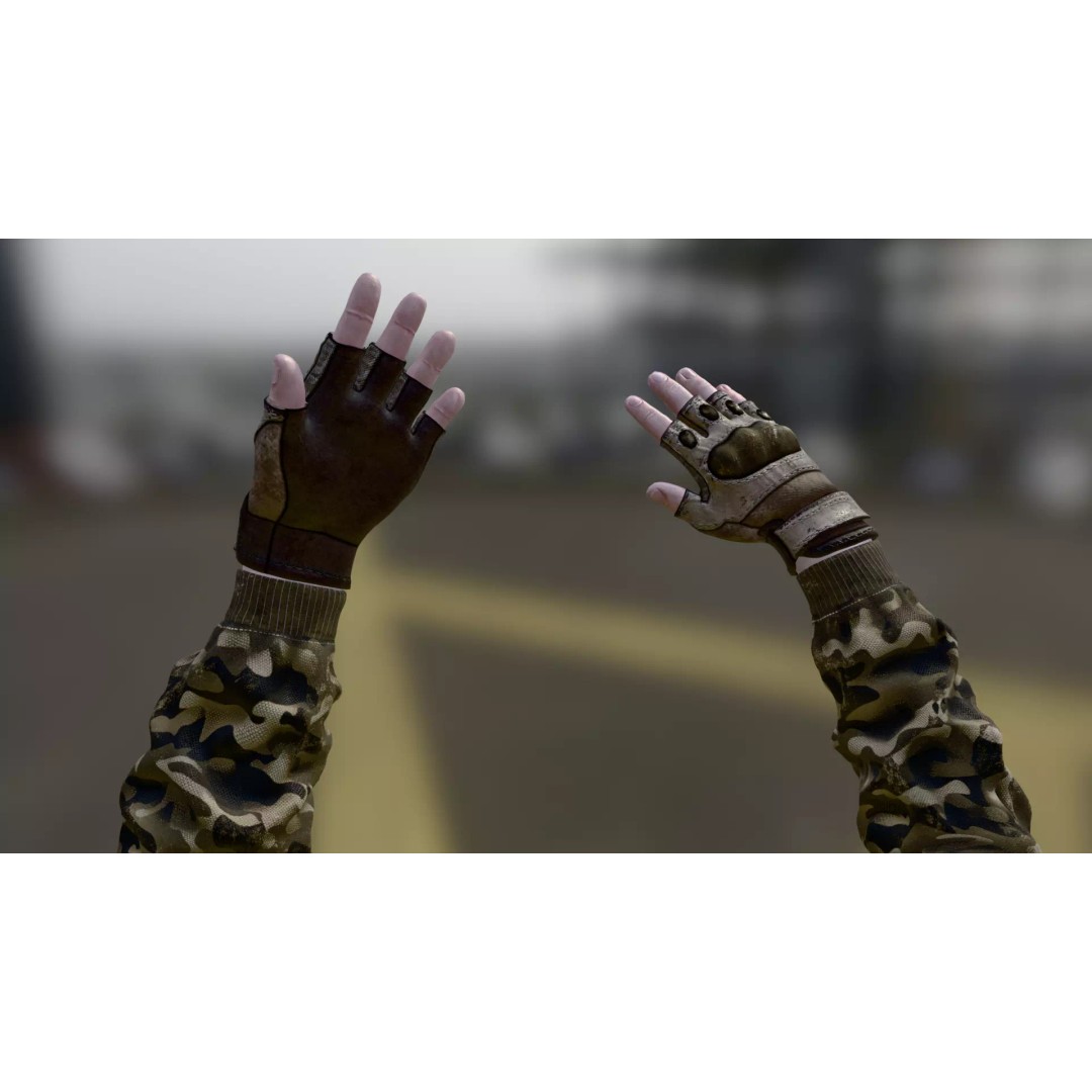 Customizable Arms Mega Pack 3D Model – Low Poly Rigged Game Asset, FBX - View 3