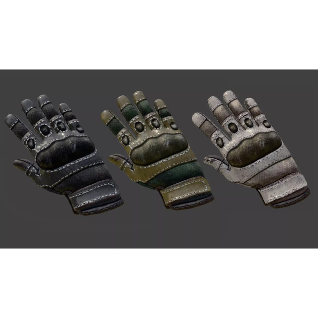 Customizable Arms Mega Pack 3D Model – Low Poly Rigged Game Asset, FBX - View 4