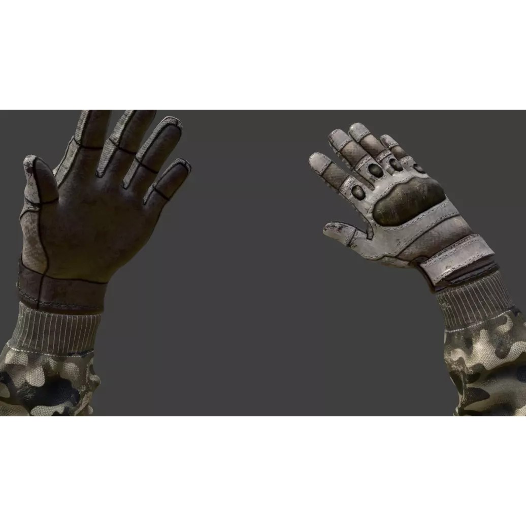 Customizable Arms Mega Pack 3D Model – Low Poly Rigged Game Asset, FBX - View 8