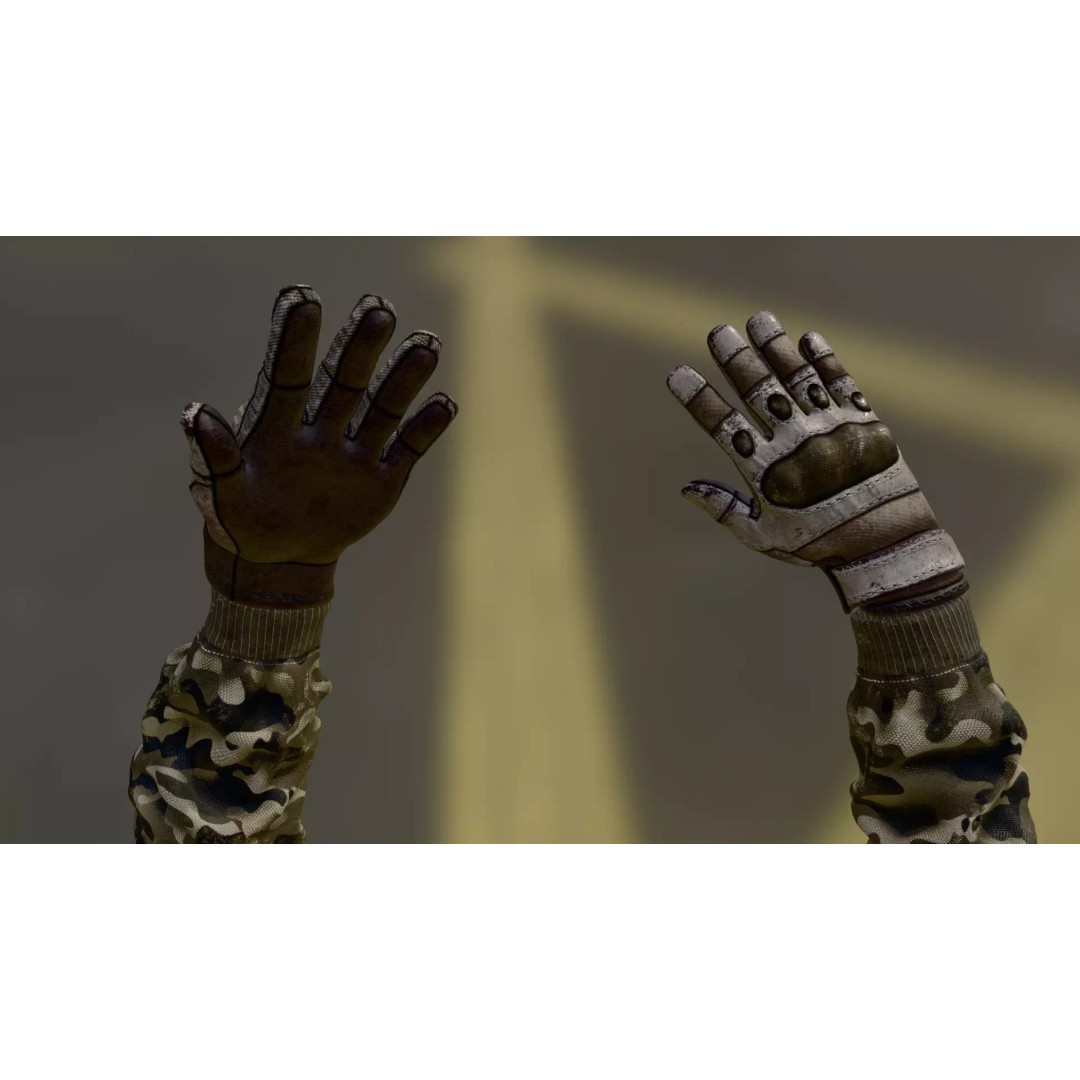 Customizable Arms Mega Pack 3D Model – Low Poly Rigged Game Asset, FBX - View 9