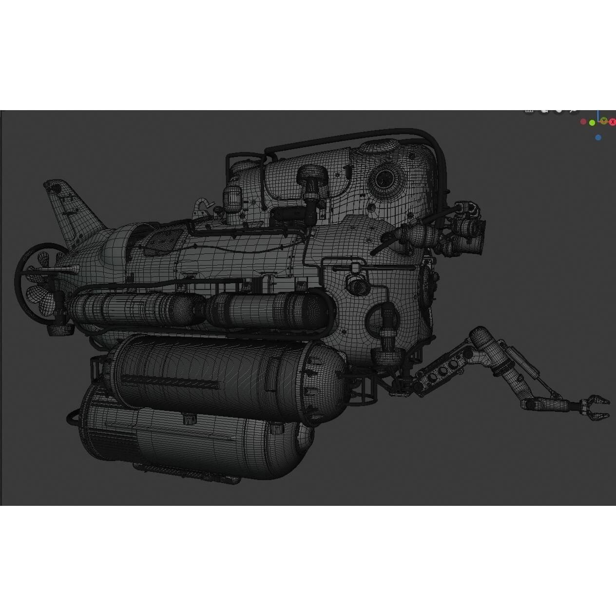 OMAR 7000 - Industrial 3D Model