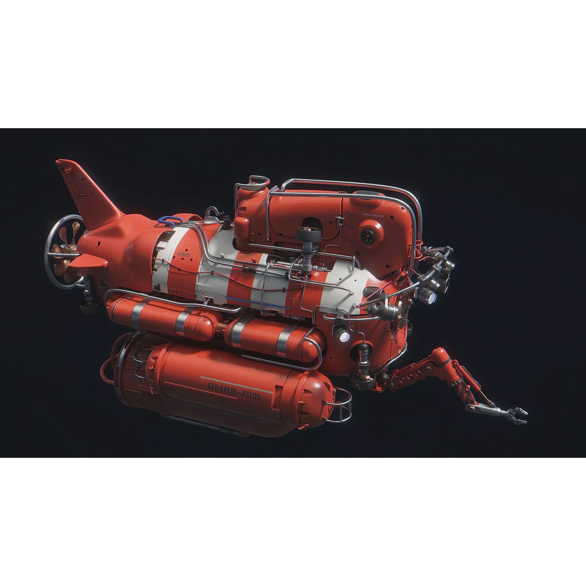 OMAR 7000 - Industrial 3D Model - View 2
