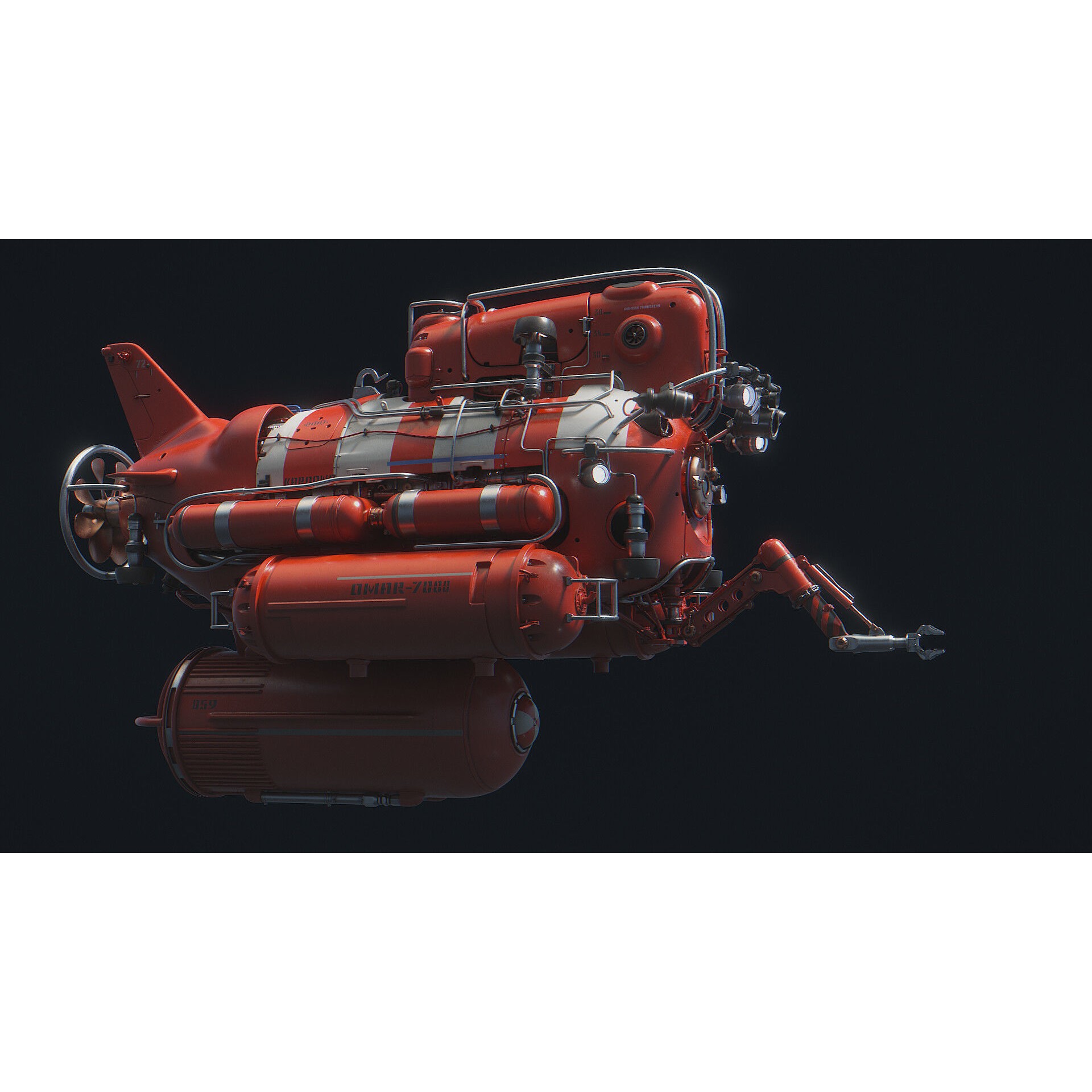 OMAR 7000 - Industrial 3D Model - View 3