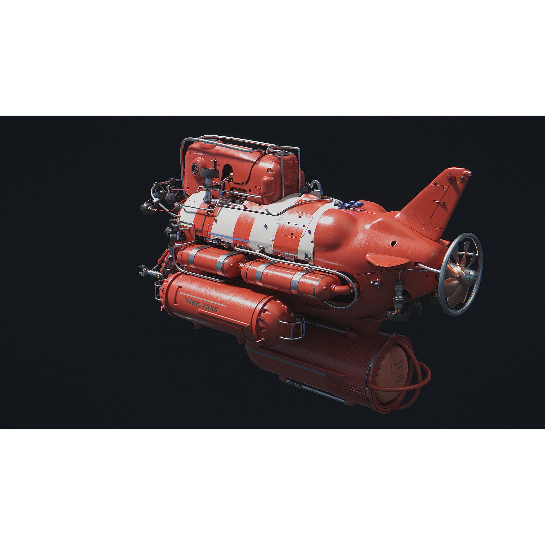 OMAR 7000 - Industrial 3D Model - View 6