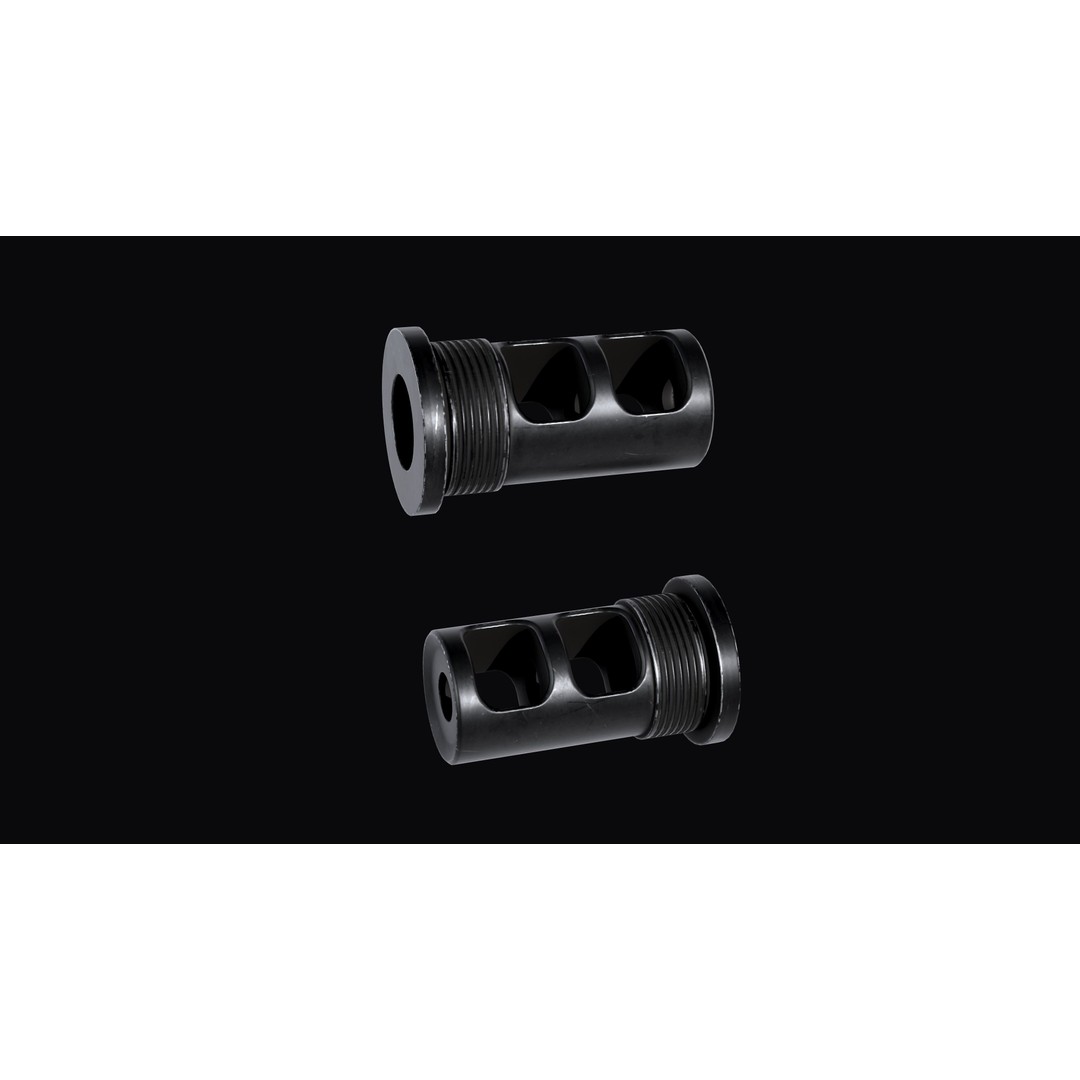 AWC Thor PSR XL Sound Suppressor 3D Model – Low Poly Game Asset, FBX - View 12