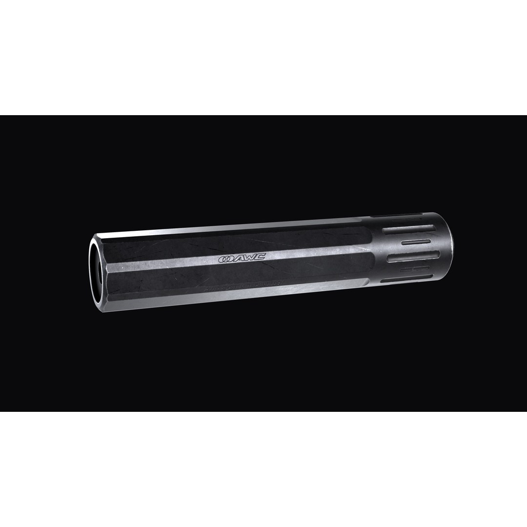 AWC Thor PSR XL Sound Suppressor 3D Model – Low Poly Game Asset, FBX - View 7