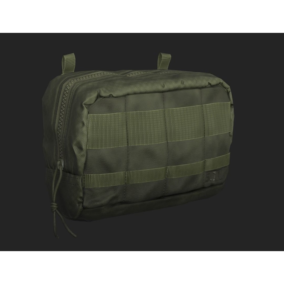 Tactical Pouch 3D Model – Low Poly PBR Game Asset, FBX, OBJ - View 10