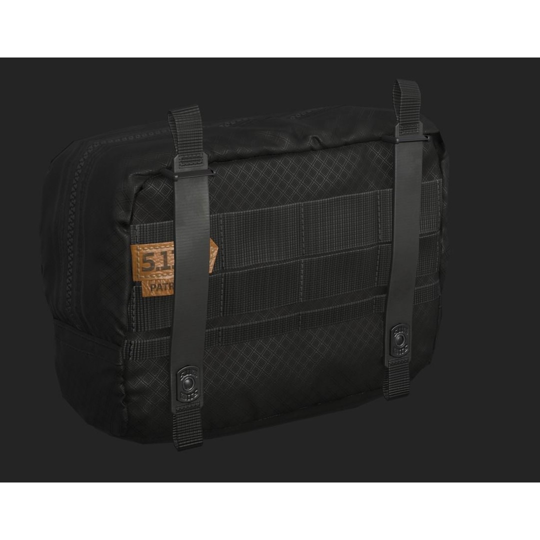 Tactical Pouch 3D Model – Low Poly PBR Game Asset, FBX, OBJ - View 13
