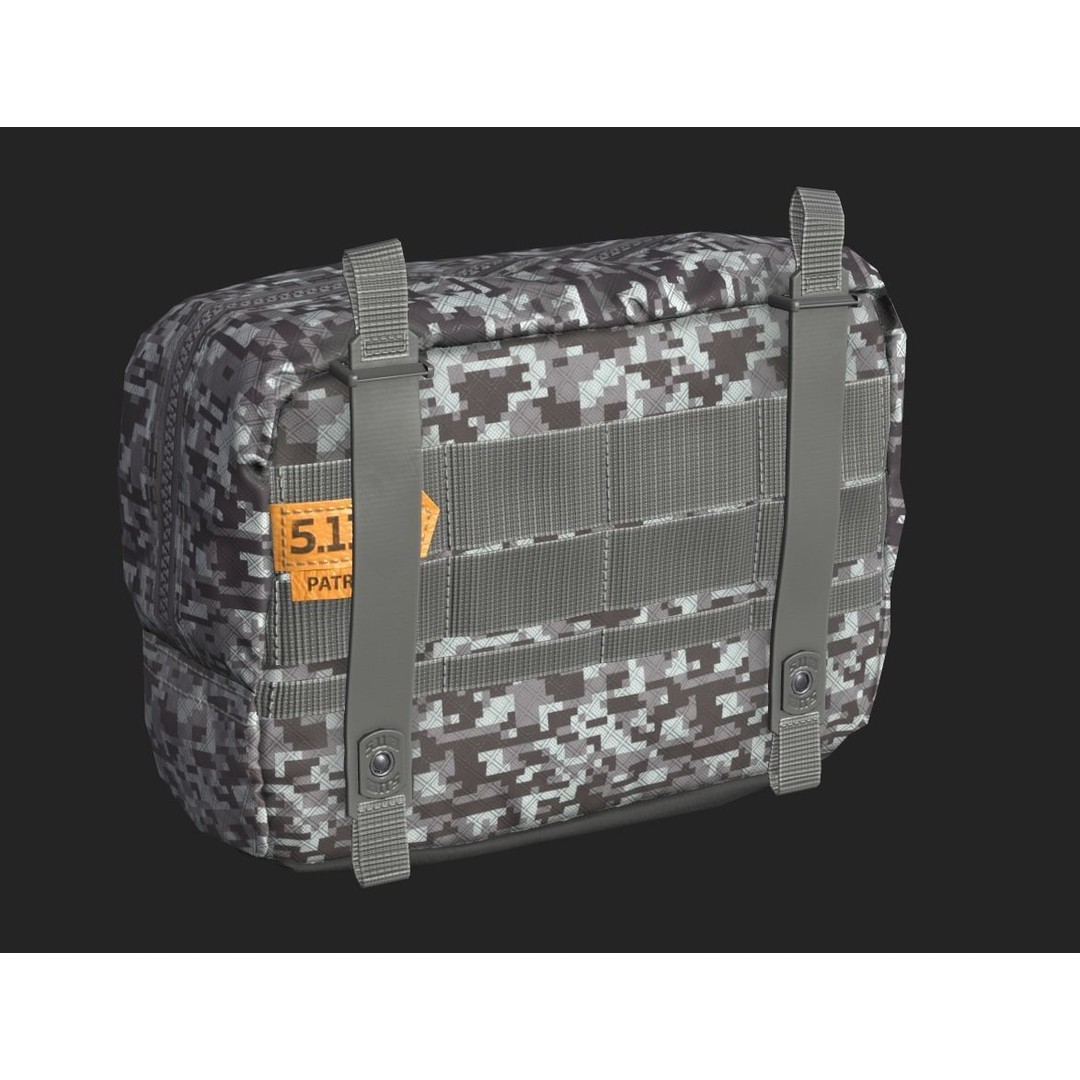 Tactical Pouch 3D Model – Low Poly PBR Game Asset, FBX, OBJ - View 27