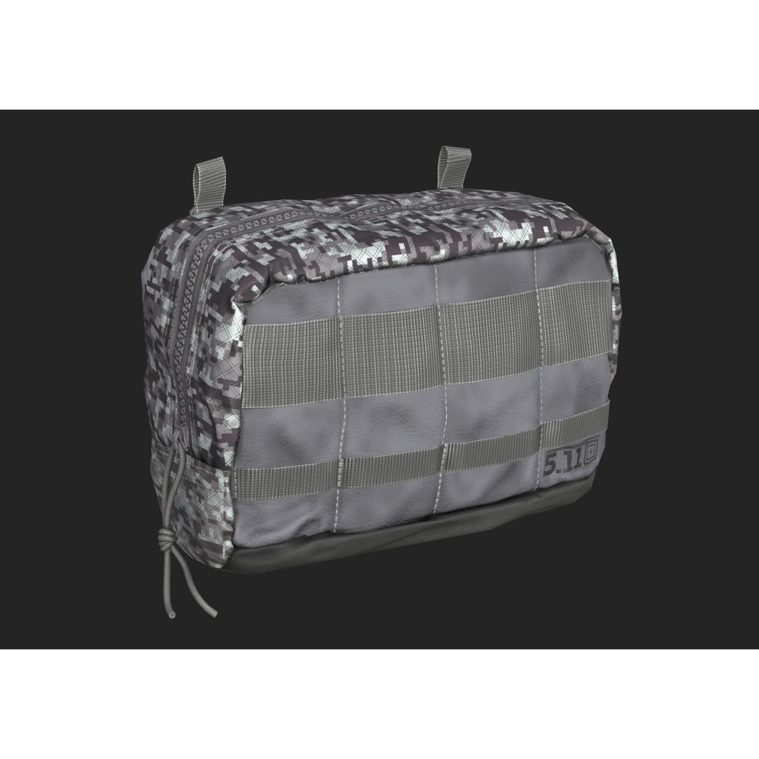 Tactical Pouch 3D Model – Low Poly PBR Game Asset, FBX, OBJ - View 28