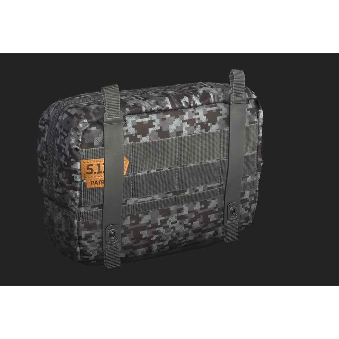 Tactical Pouch 3D Model – Low Poly PBR Game Asset, FBX, OBJ - View 29