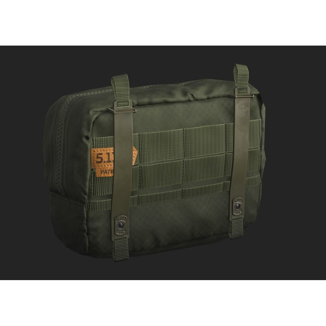 Tactical Pouch 3D Model – Low Poly PBR Game Asset, FBX, OBJ - View 9