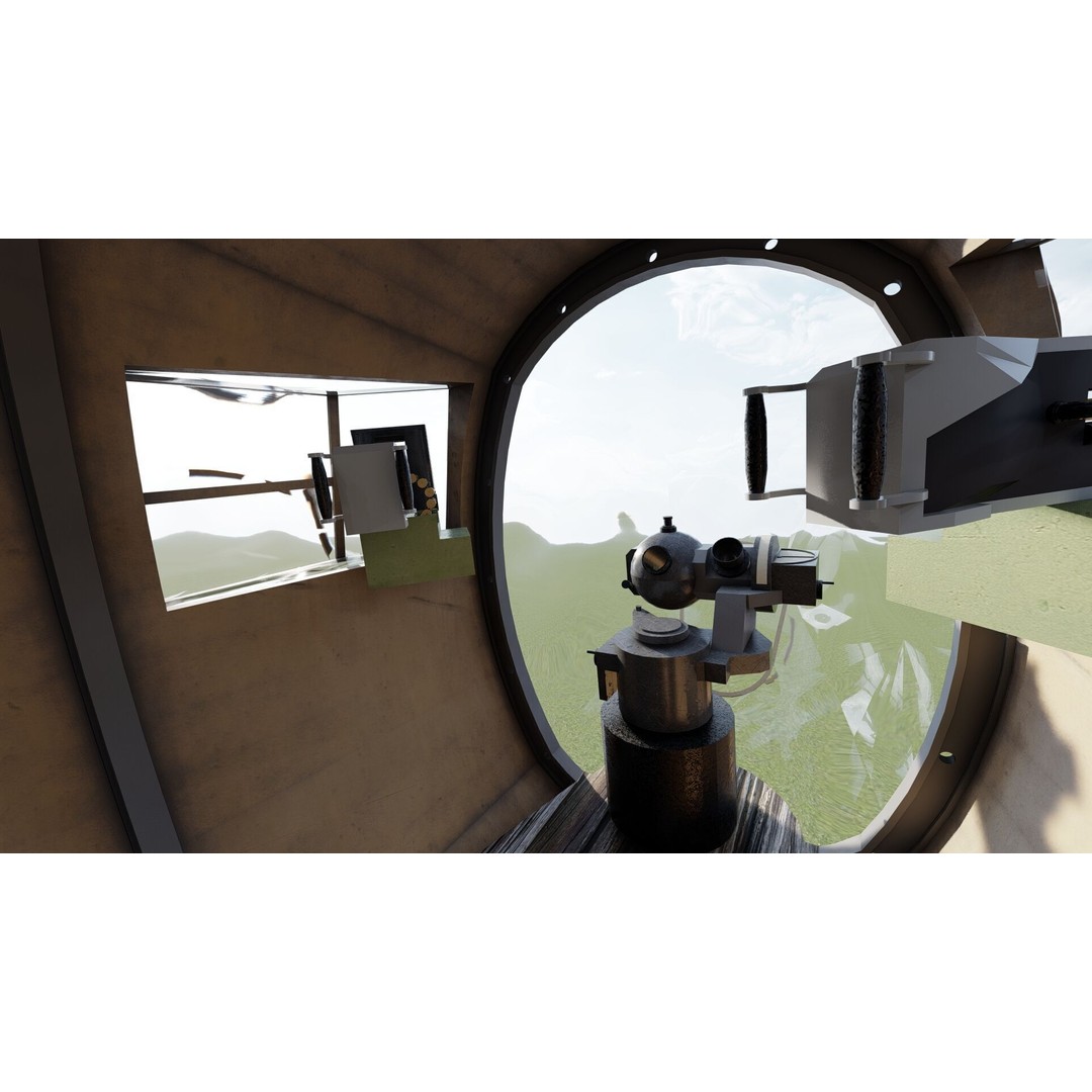 Boeing B-17 Flying Fortress 3D Model – Detailed Military Aircraft, FBX, OBJ - View 45