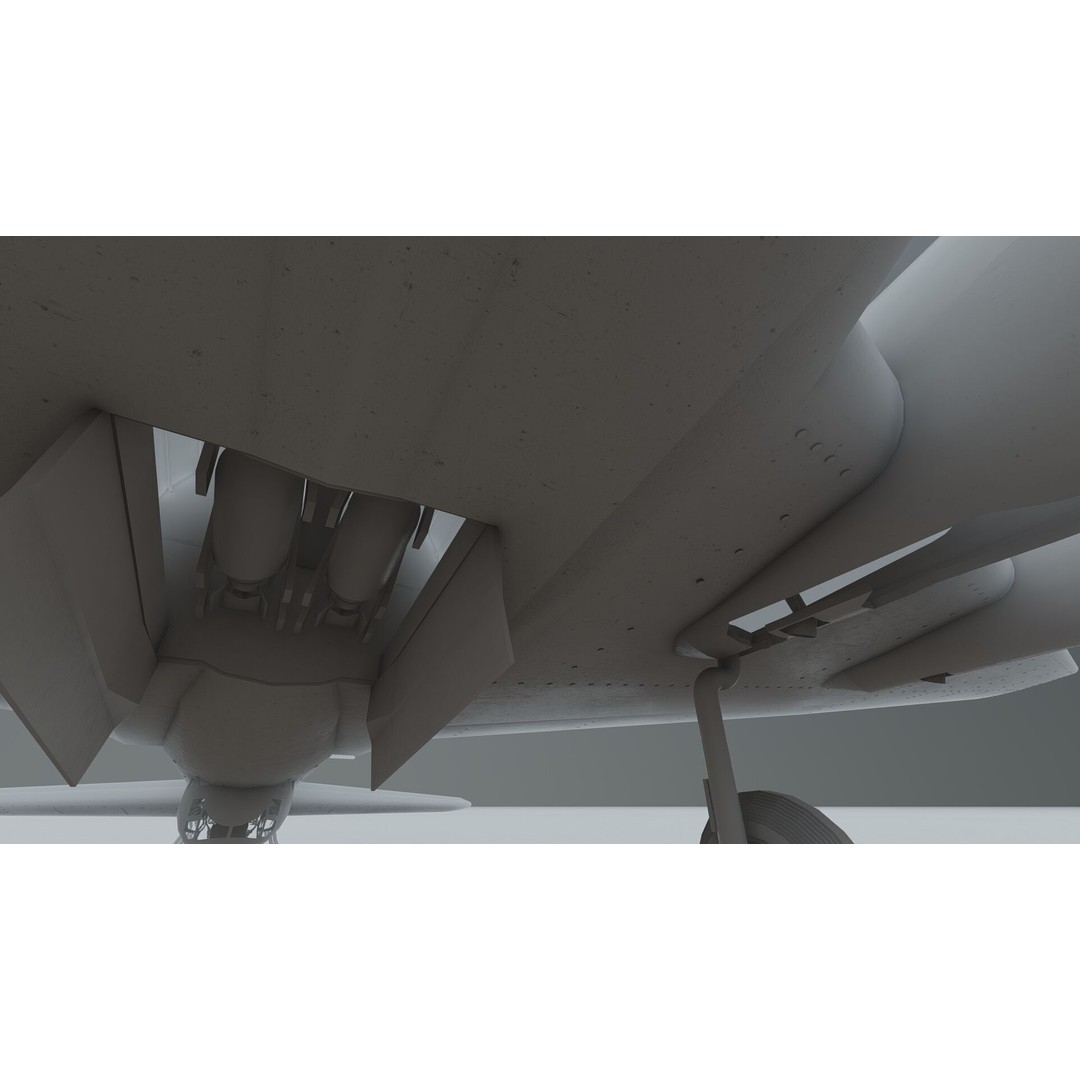 Boeing B-17 Flying Fortress 3D Model – Detailed Military Aircraft, FBX, OBJ - View 53