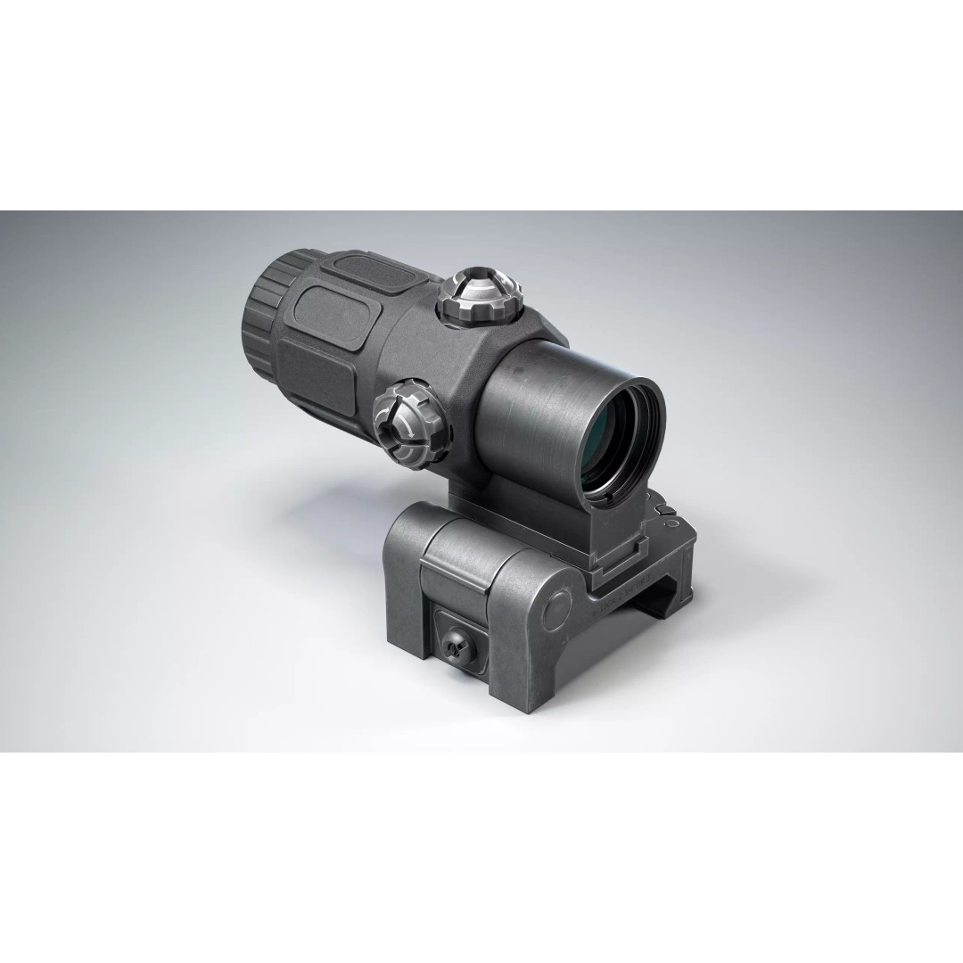 EoTech Megnifier 3D Model – Low Poly Military Scope, FBX & PBR Textures - View 2