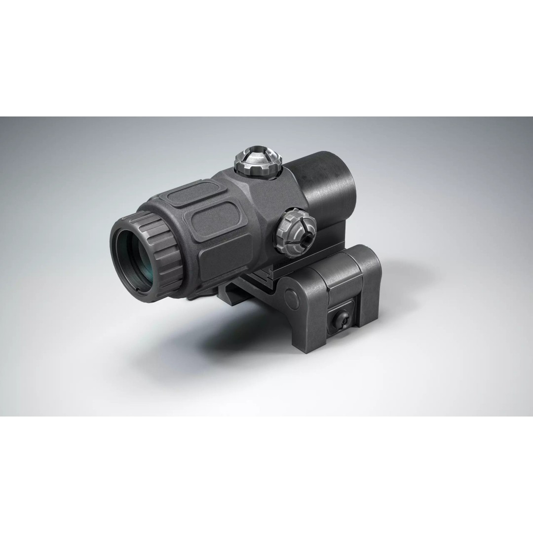 EoTech Megnifier 3D Model – Low Poly Military Scope, FBX & PBR Textures - View 4