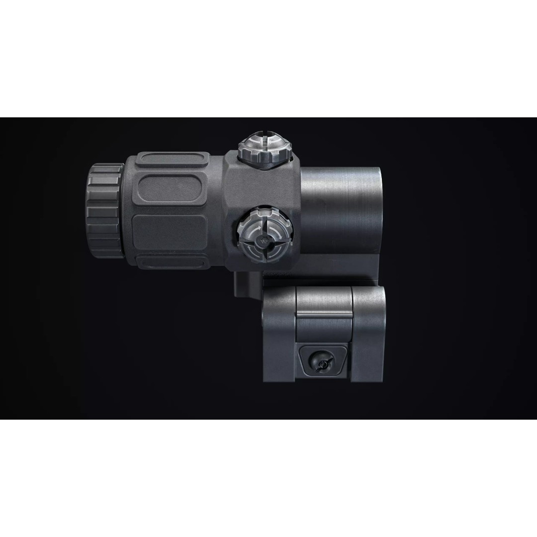 EoTech Megnifier 3D Model – Low Poly Military Scope, FBX & PBR Textures - View 8