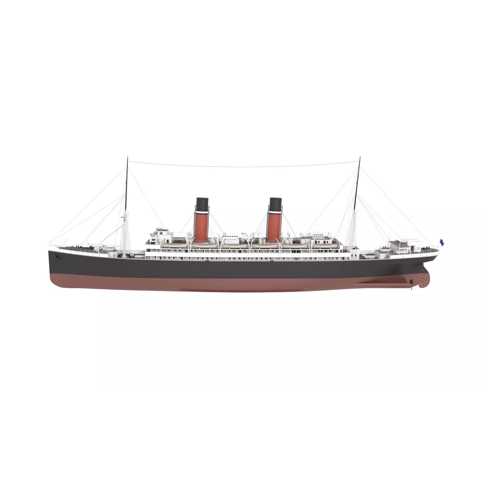 Steam Ship Collection - Game-Ready 3D Model - View 16