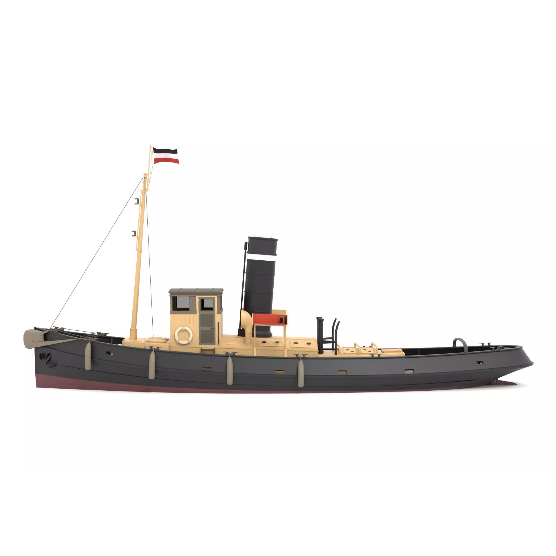 Steam Ship Collection - Game-Ready 3D Model - View 19
