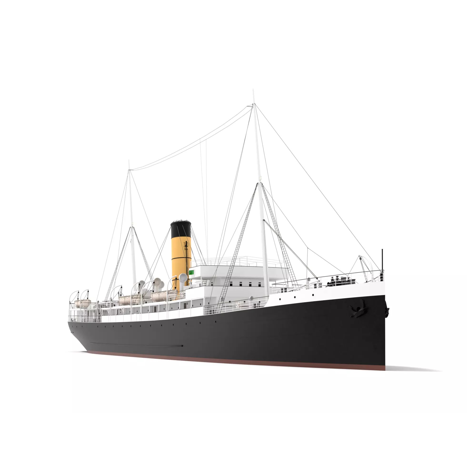 Steam Ship Collection - Game-Ready 3D Model - View 22