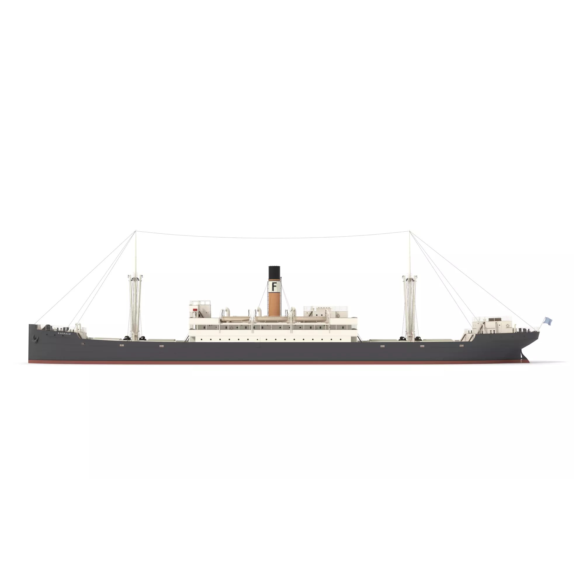 Steam Ship Collection - Game-Ready 3D Model - View 25
