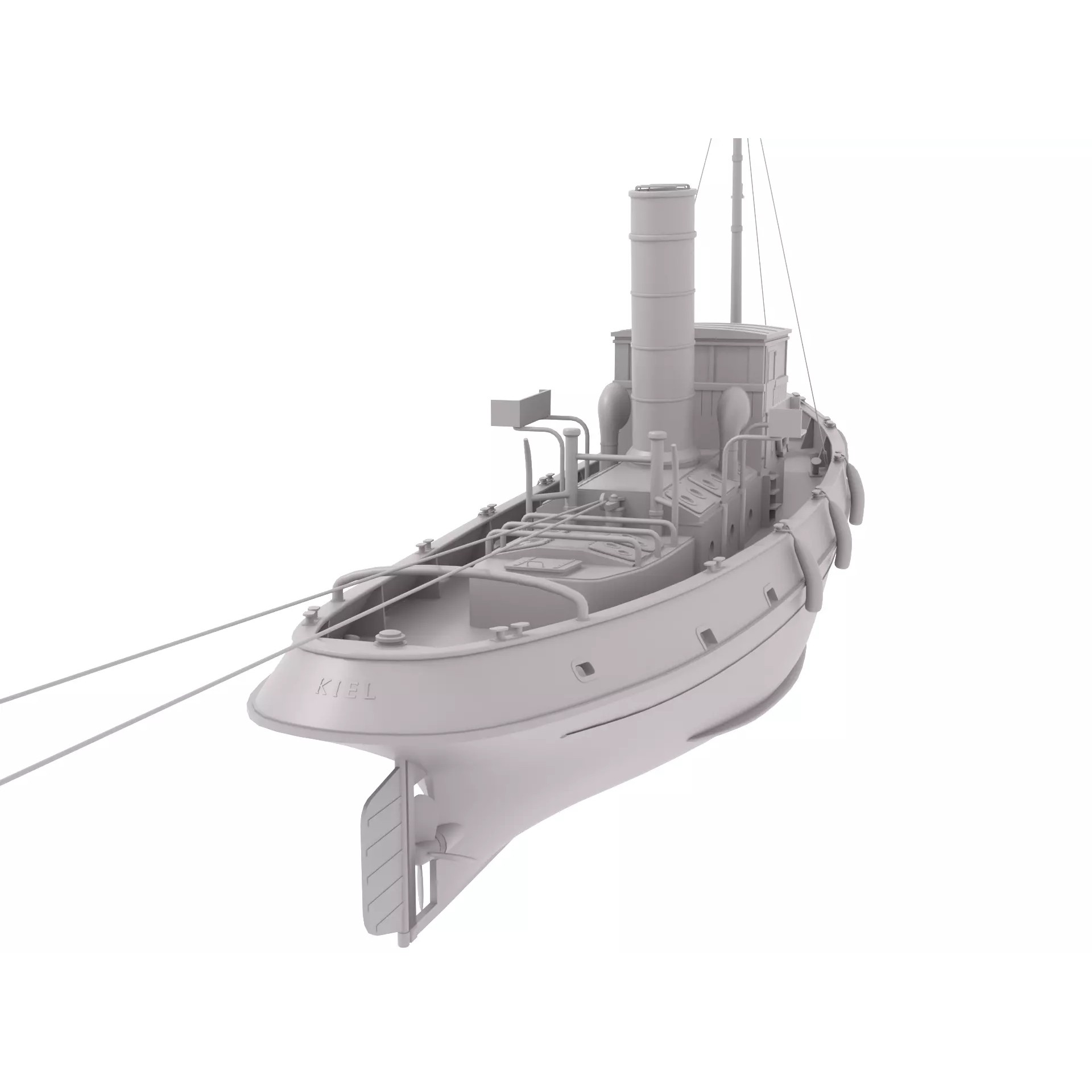 Steam Ship Collection - Game-Ready 3D Model - View 29