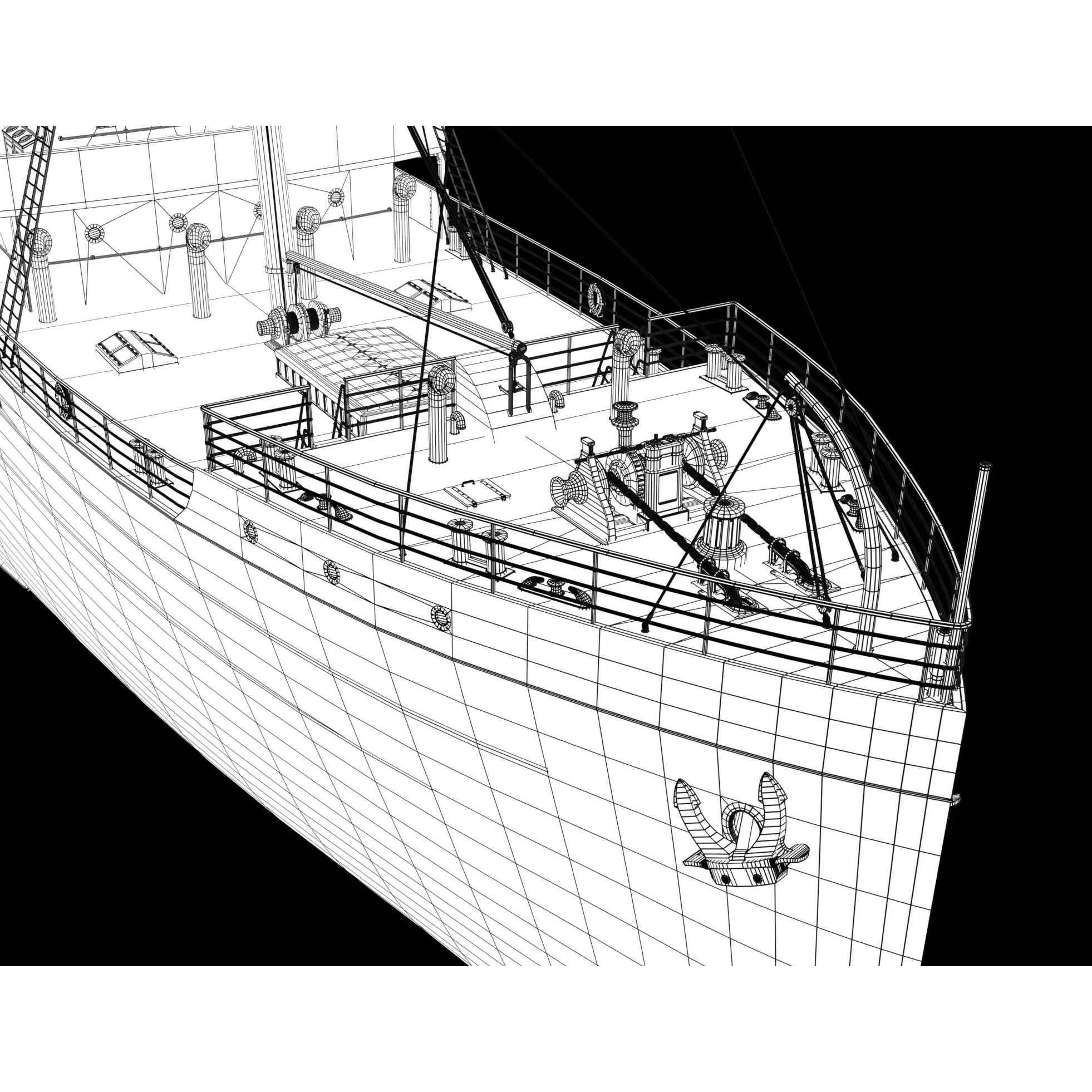 Steam Ship Collection - Game-Ready 3D Model - View 49