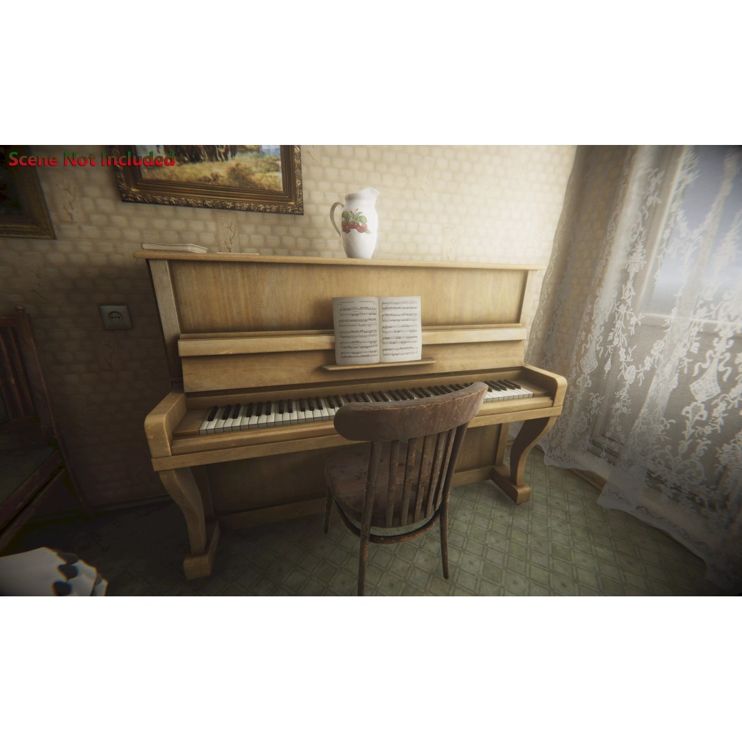 Old Interior Props Pack 3D Model – Low Poly Realistic Assets for Unity - View 10