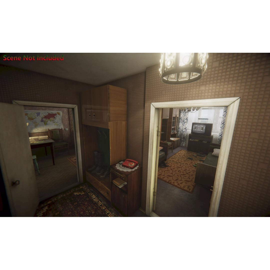 Old Interior Props Pack 3D Model – Low Poly Realistic Assets for Unity - View 16