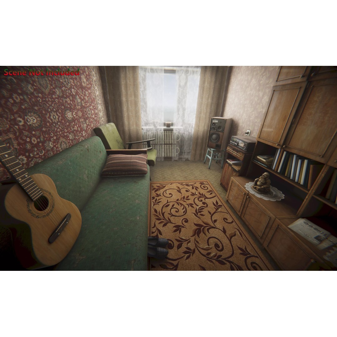 Old Interior Props Pack 3D Model – Low Poly Realistic Assets for Unity - View 17