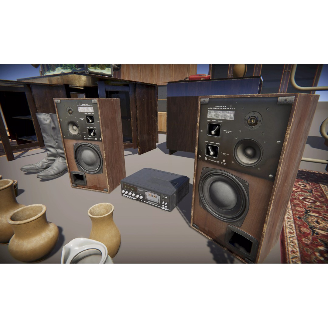Old Interior Props Pack 3D Model – Low Poly Realistic Assets for Unity - View 21