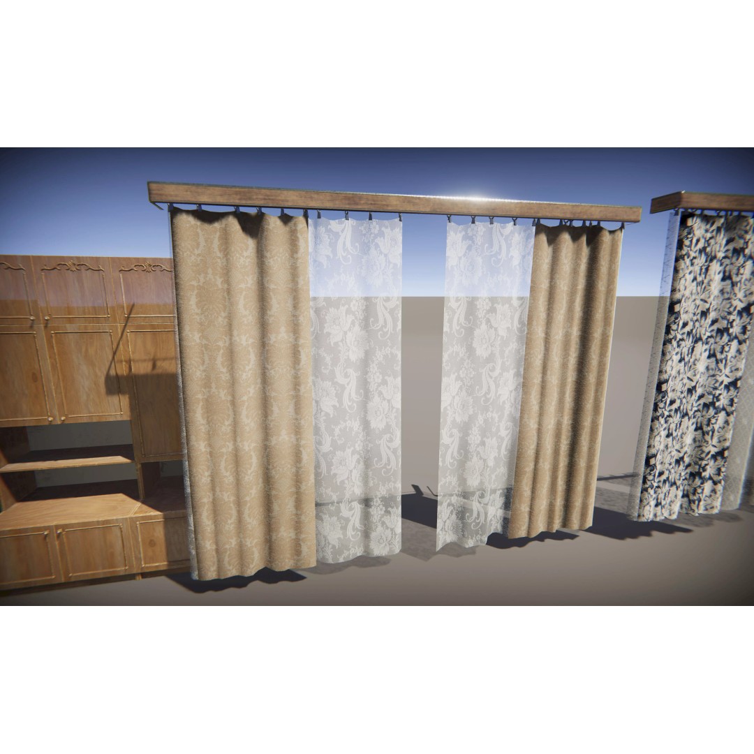 Old Interior Props Pack 3D Model – Low Poly Realistic Assets for Unity - View 38