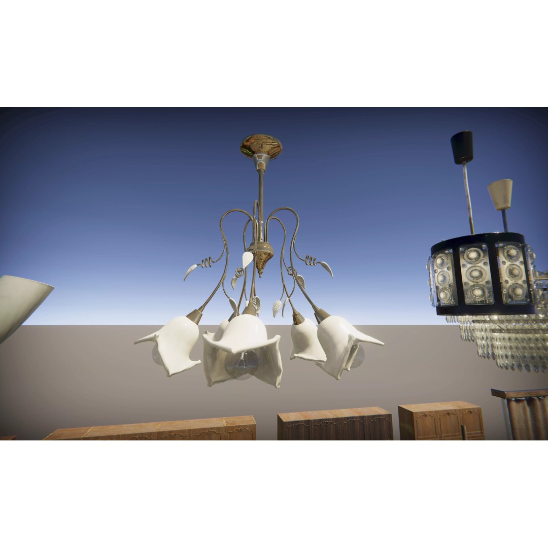 Old Interior Props Pack 3D Model – Low Poly Realistic Assets for Unity - View 46
