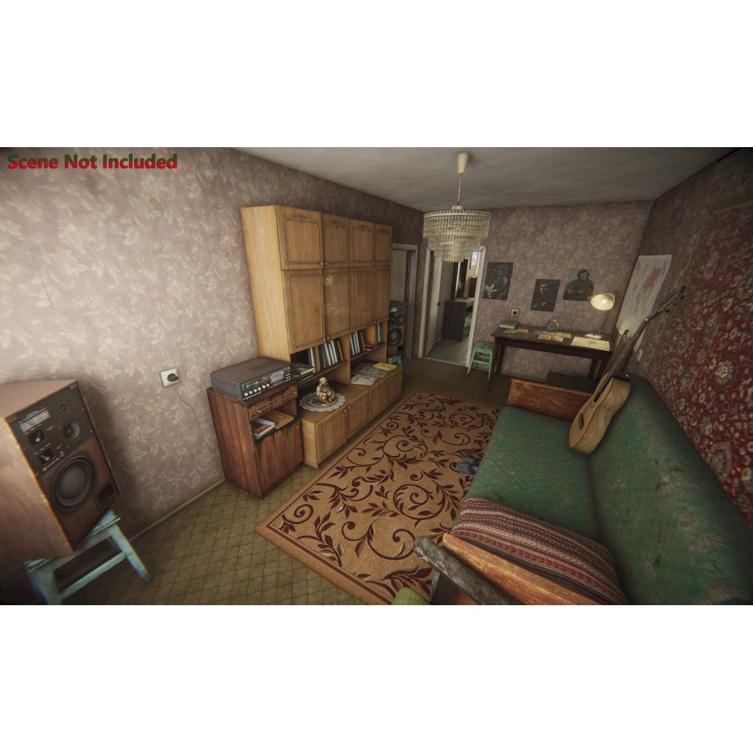 Old Interior Props Pack 3D Model – Low Poly Realistic Assets for Unity - View 5