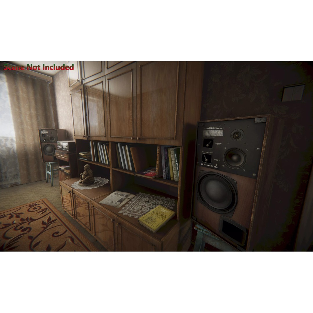 Old Interior Props Pack 3D Model – Low Poly Realistic Assets for Unity - View 7