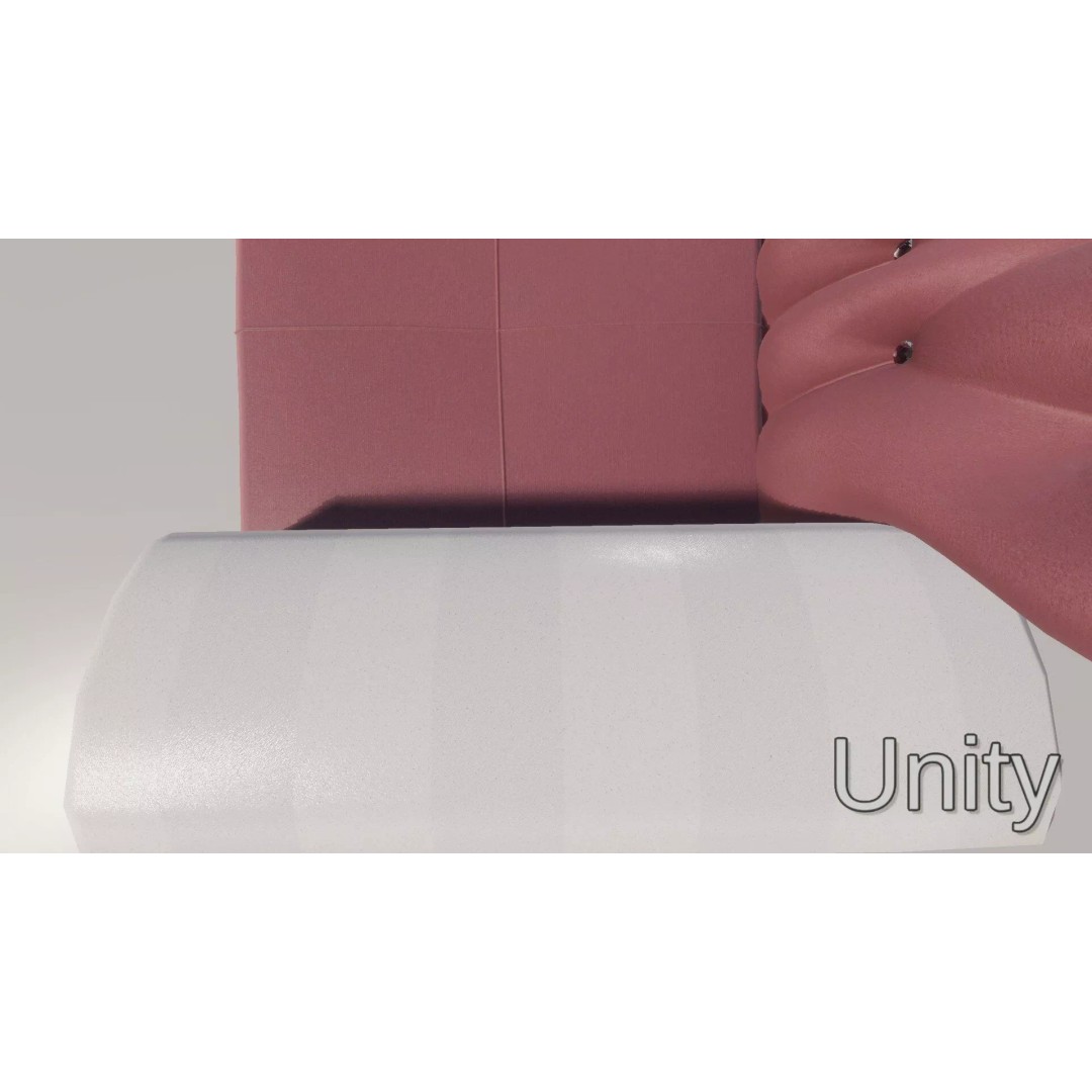 Realistic Tufted Armchair 3D Model – Low Poly Game Ready Asset, FBX - View 22