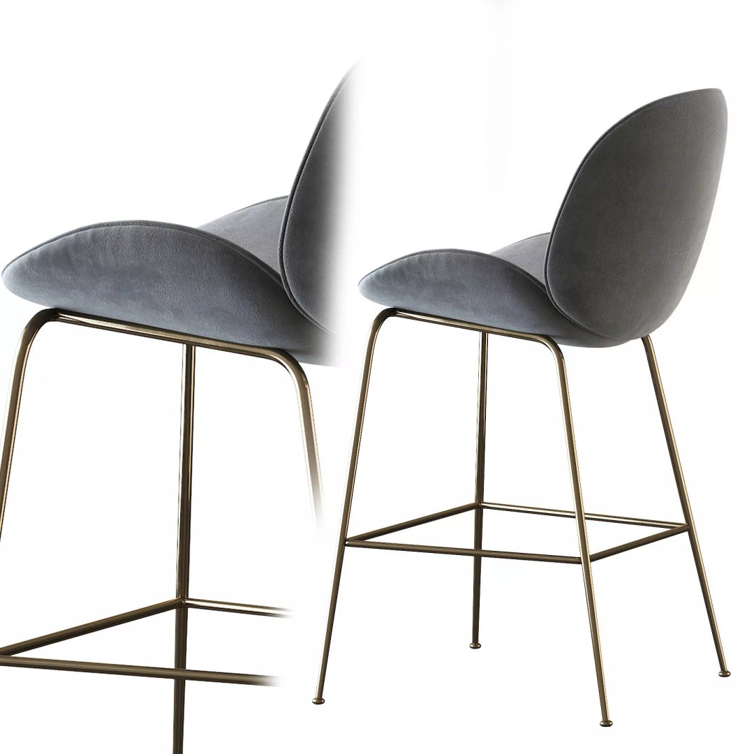 Deephouse San-Remo Barstool 3D Model – Modern Furniture, FBX, PBR Textures - View 11