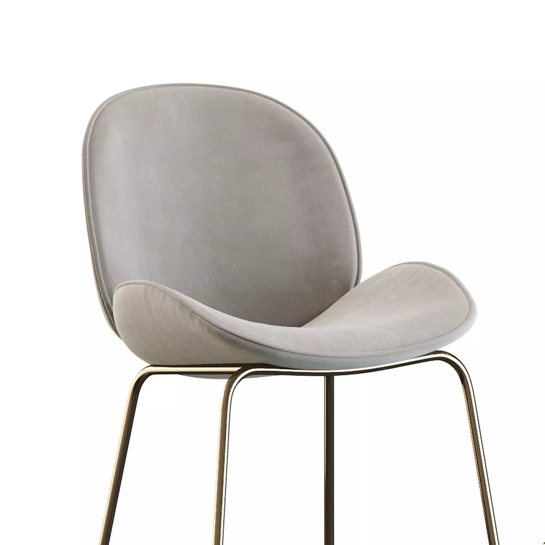 Deephouse San-Remo Barstool 3D Model – Modern Furniture, FBX, PBR Textures - View 13