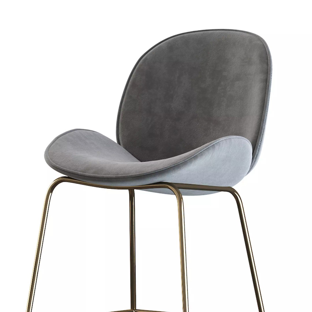 Deephouse San-Remo Barstool 3D Model – Modern Furniture, FBX, PBR Textures - View 14