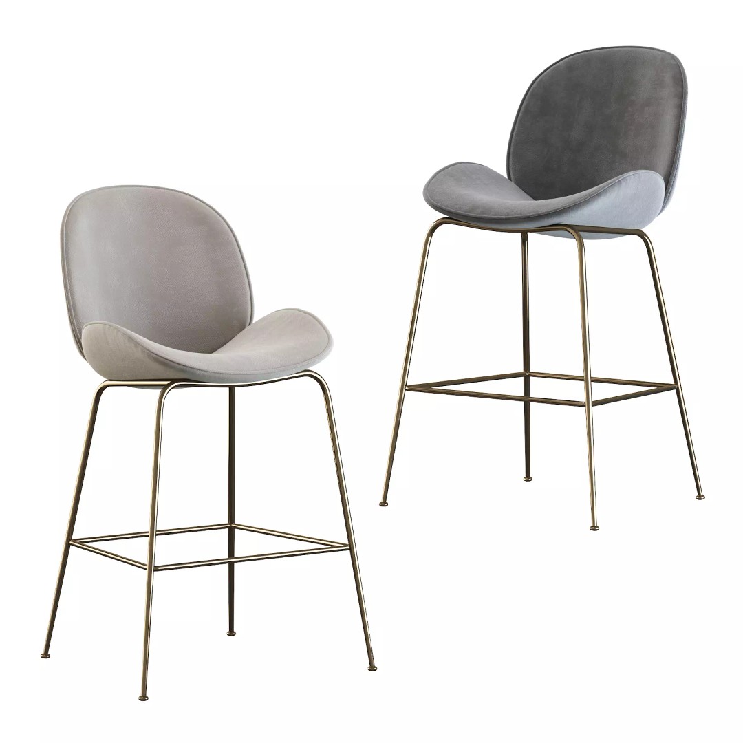 Deephouse San-Remo Barstool 3D Model – Modern Furniture, FBX, PBR Textures - View 18