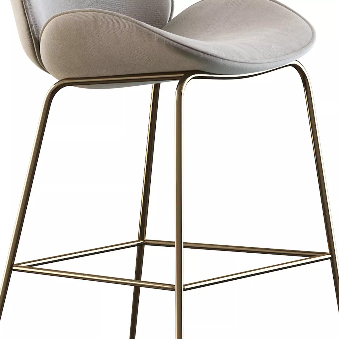 Deephouse San-Remo Barstool 3D Model – Modern Furniture, FBX, PBR Textures - View 3
