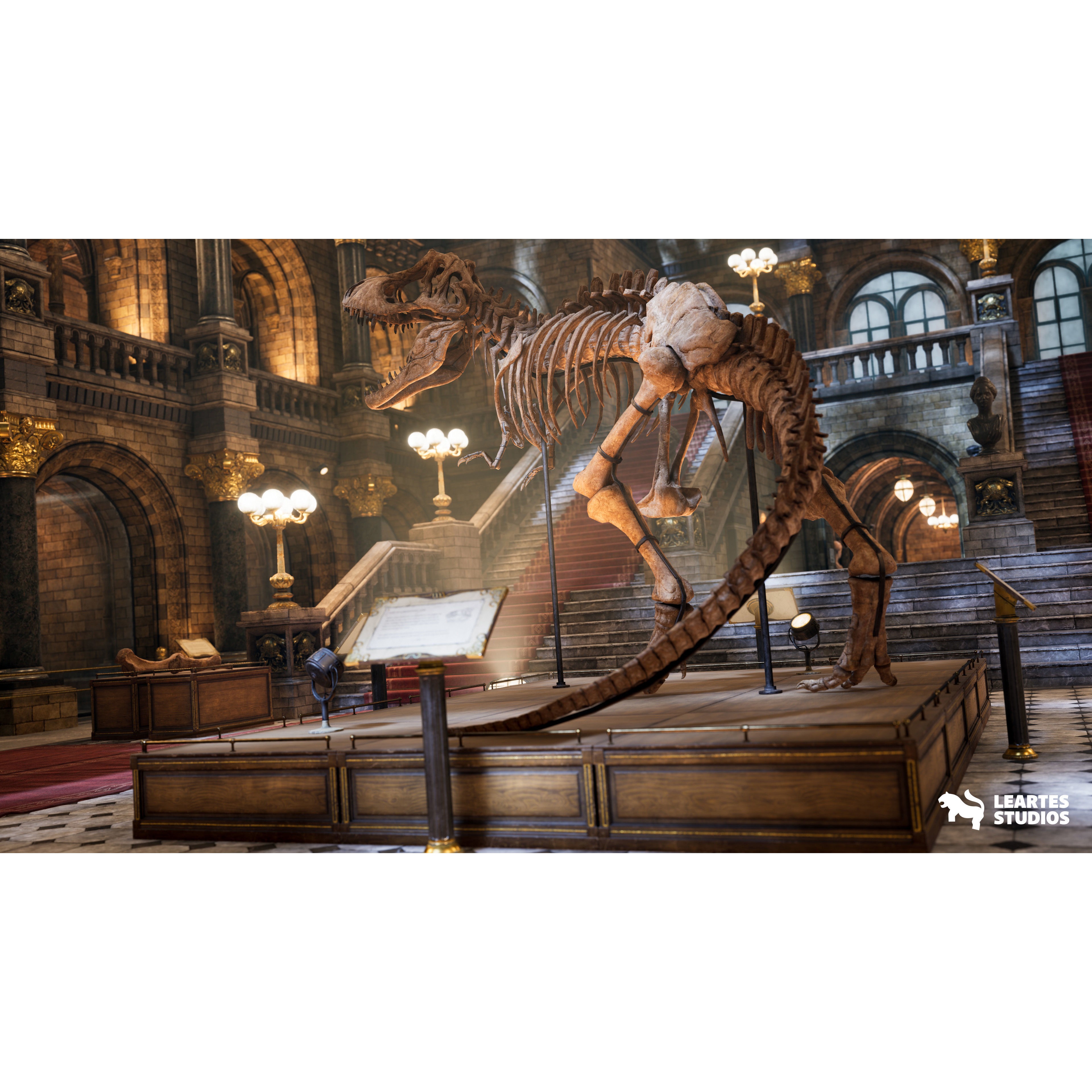 Historical Museum - Low-Poly Game-Ready 3D Model - View 11