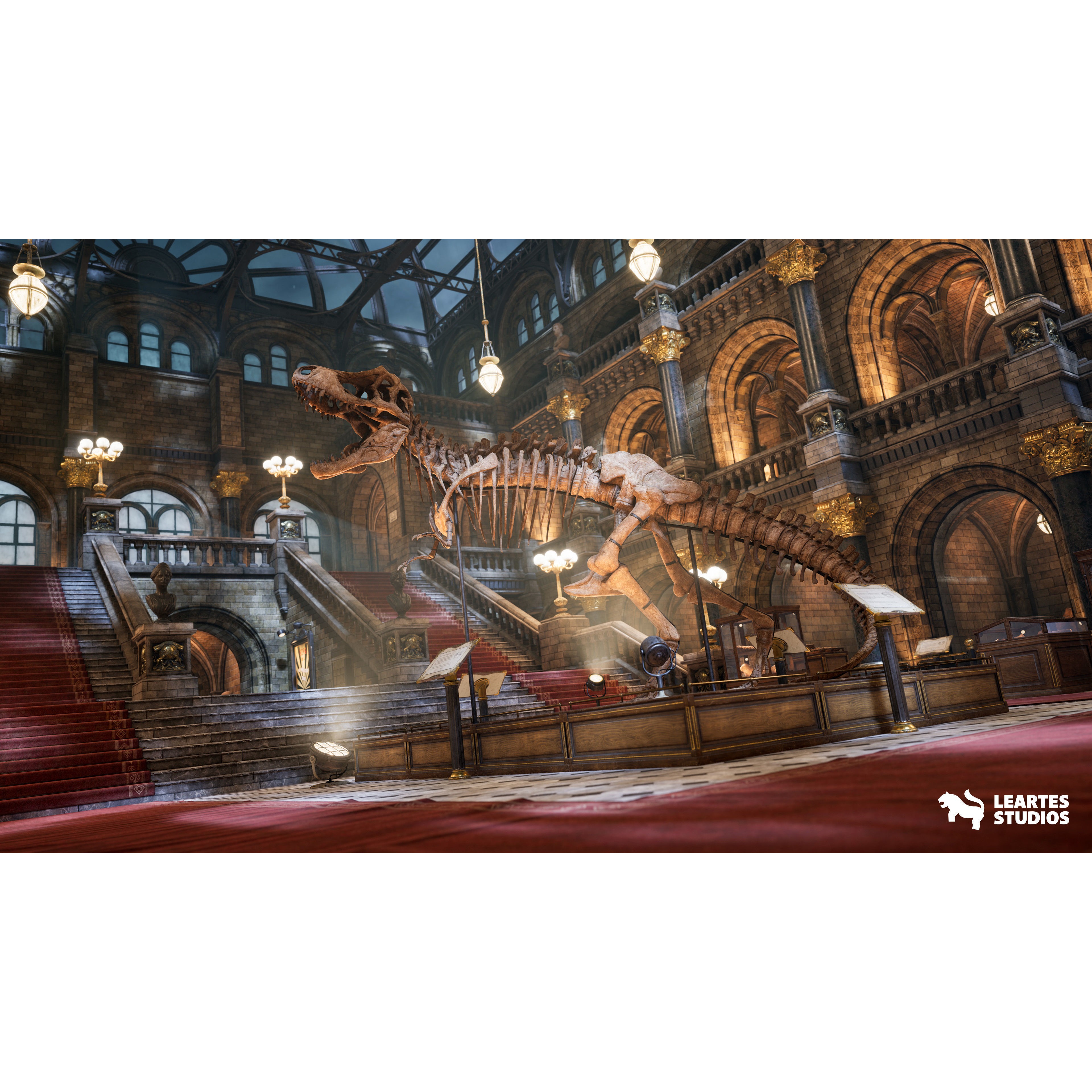 Historical Museum - Low-Poly Game-Ready 3D Model - View 13