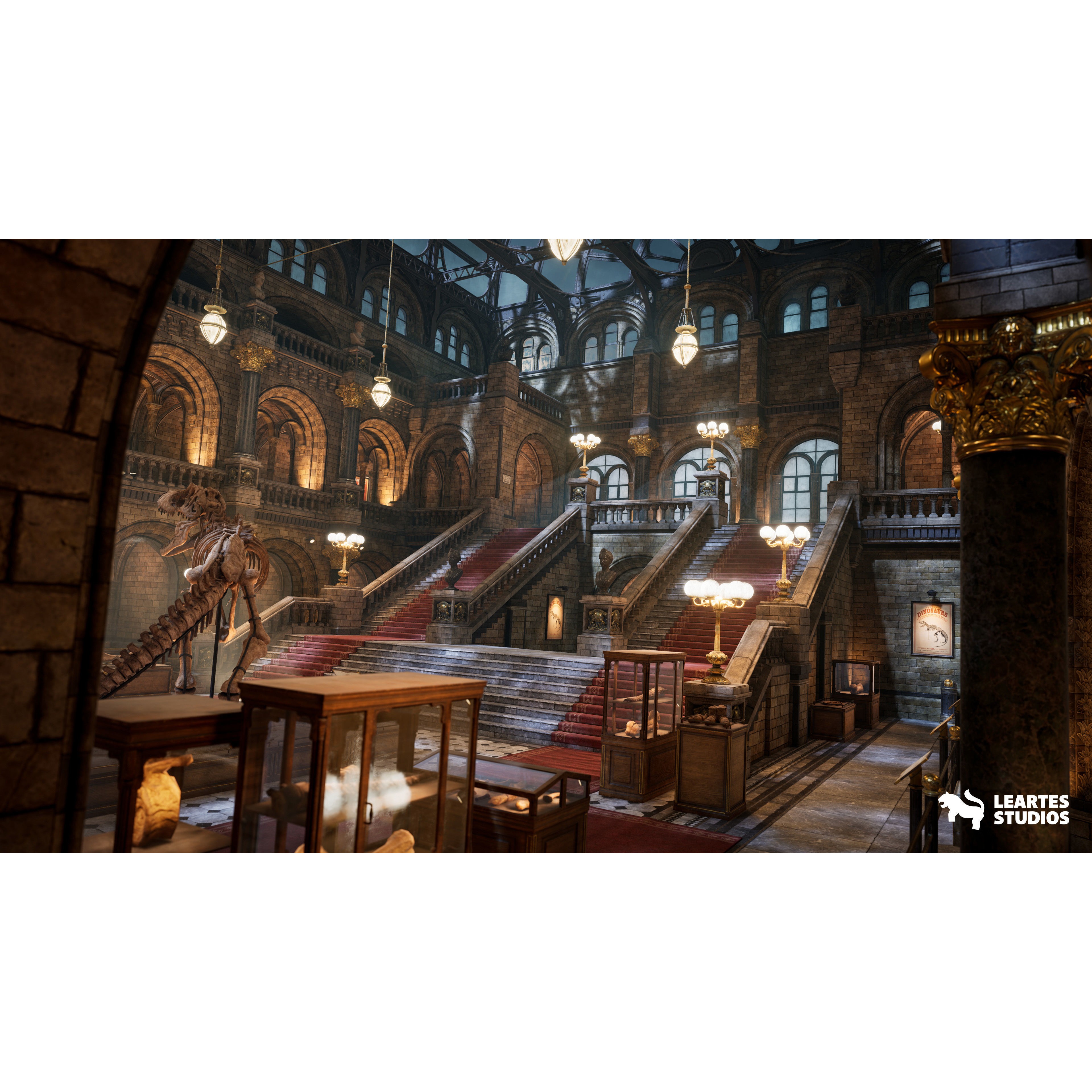 Historical Museum - Low-Poly Game-Ready 3D Model - View 16