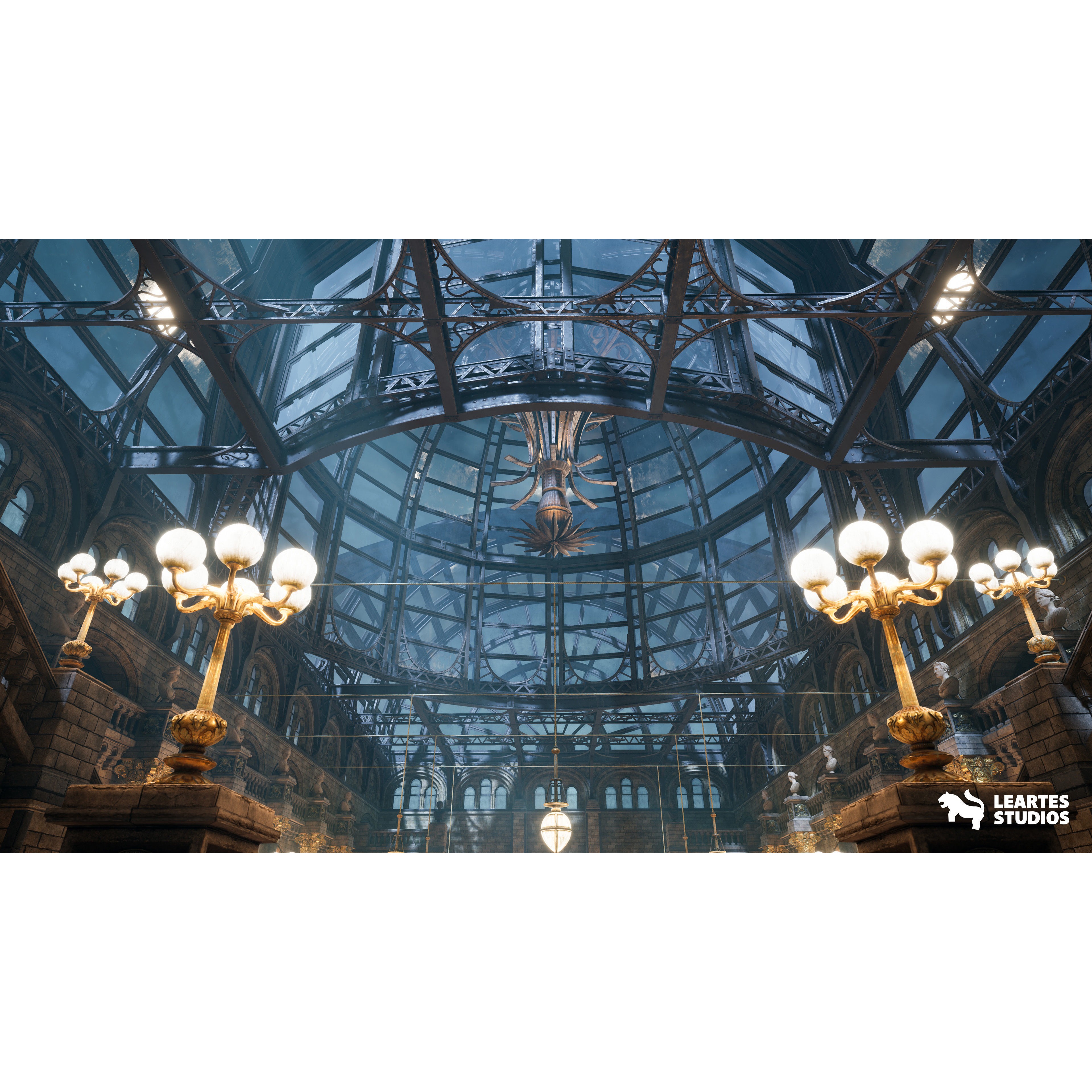 Historical Museum - Low-Poly Game-Ready 3D Model - View 18