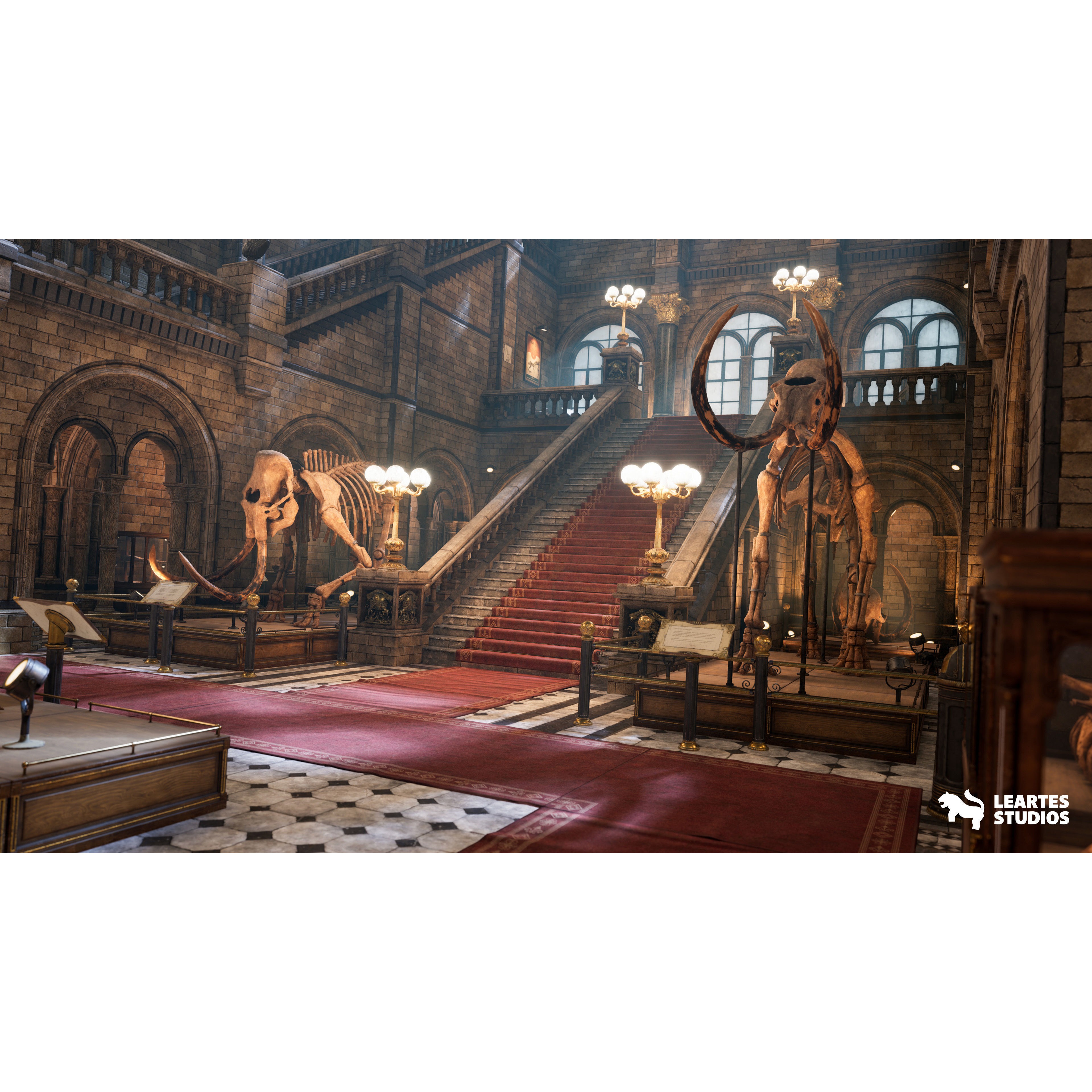 Historical Museum - Low-Poly Game-Ready 3D Model - View 21