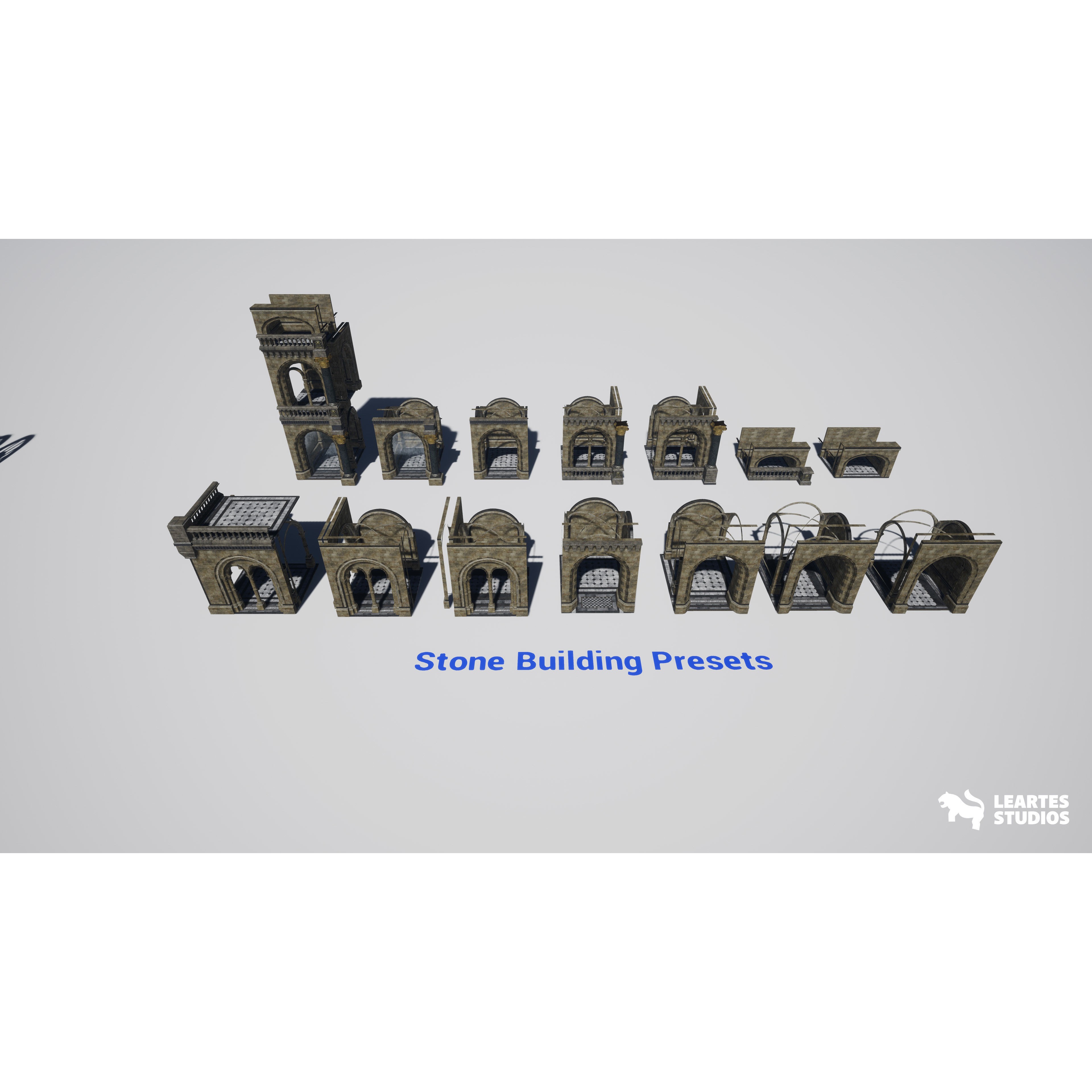 Historical Museum - Low-Poly Game-Ready 3D Model - View 27