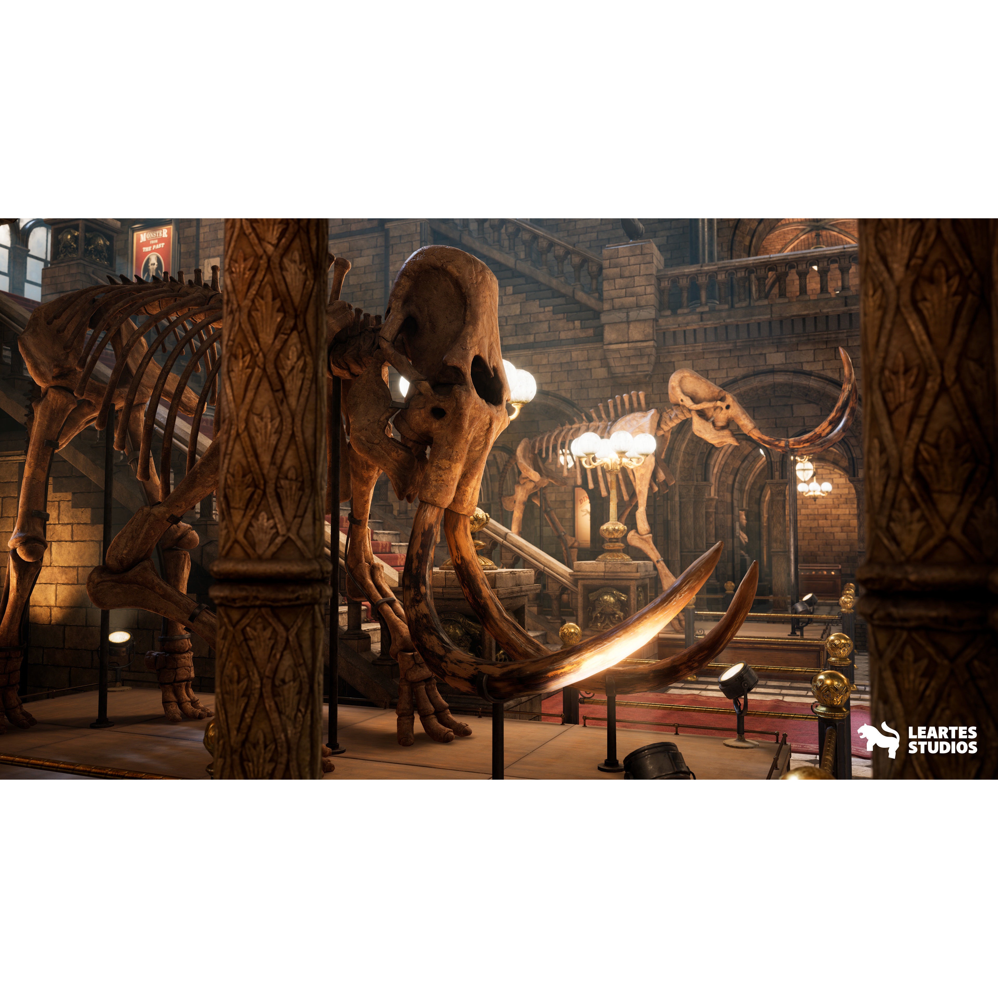 Historical Museum - Low-Poly Game-Ready 3D Model - View 3