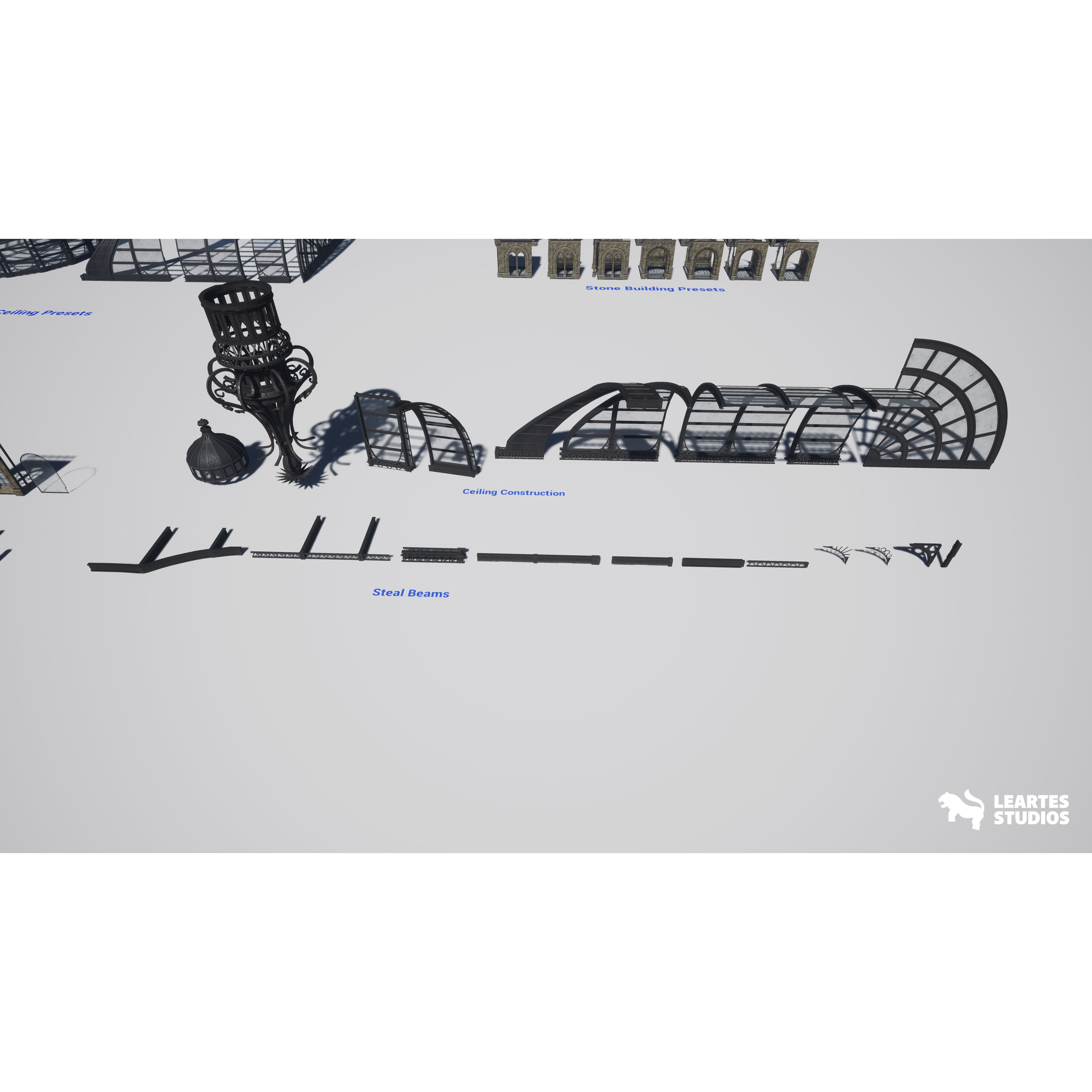 Historical Museum - Low-Poly Game-Ready 3D Model - View 30