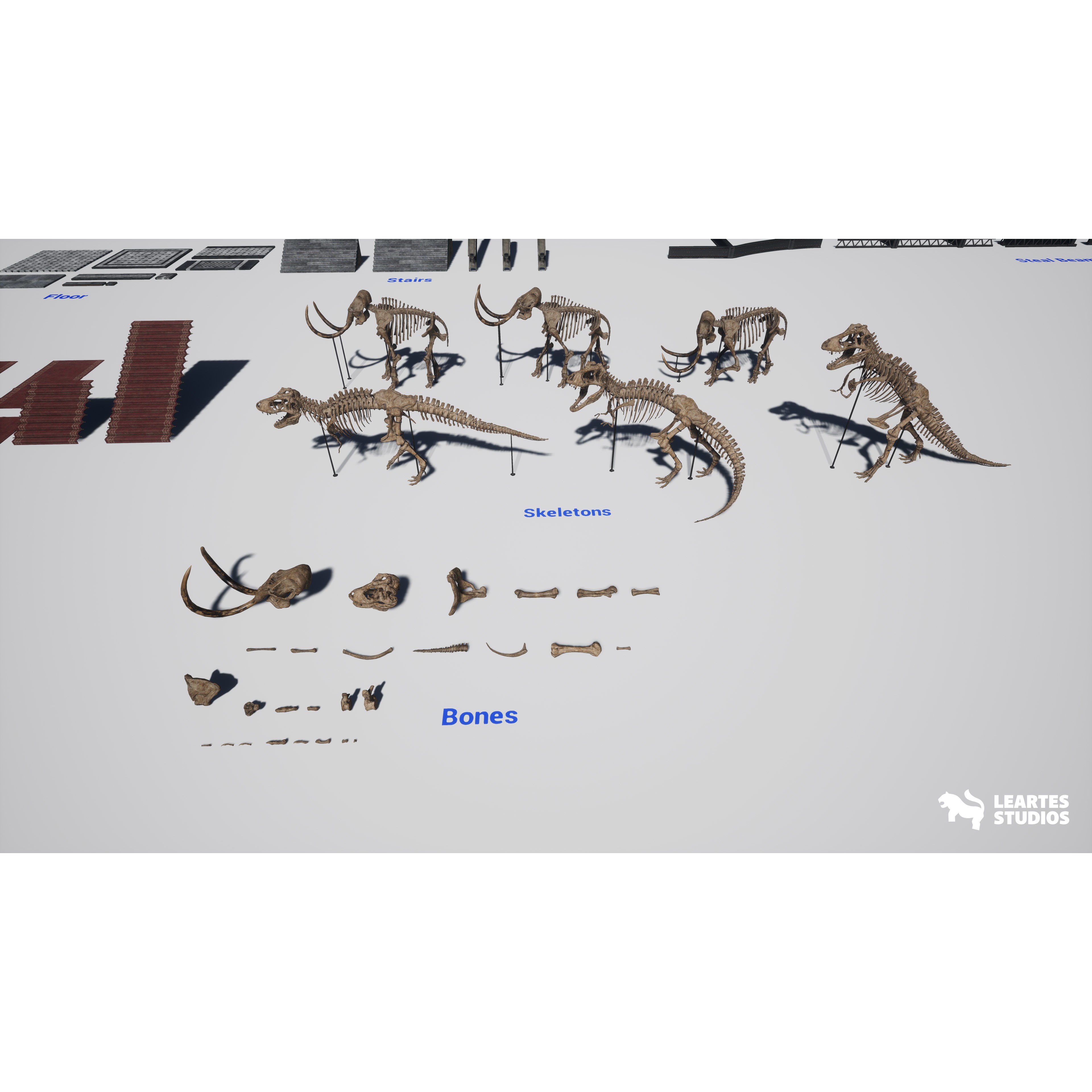 Historical Museum - Low-Poly Game-Ready 3D Model - View 31